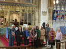 Representatives from each of the churches in the town contributed to the service