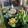 A view of the Easter Garden looking towards the organ.