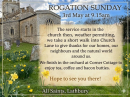 Flyer advertising the service at Lathbury