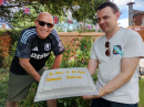 A massive cake for the occasion