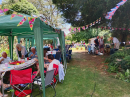 Gazebos in the shade