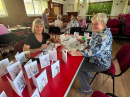 Jo was on the next table with a wonderful display of cards she's made.